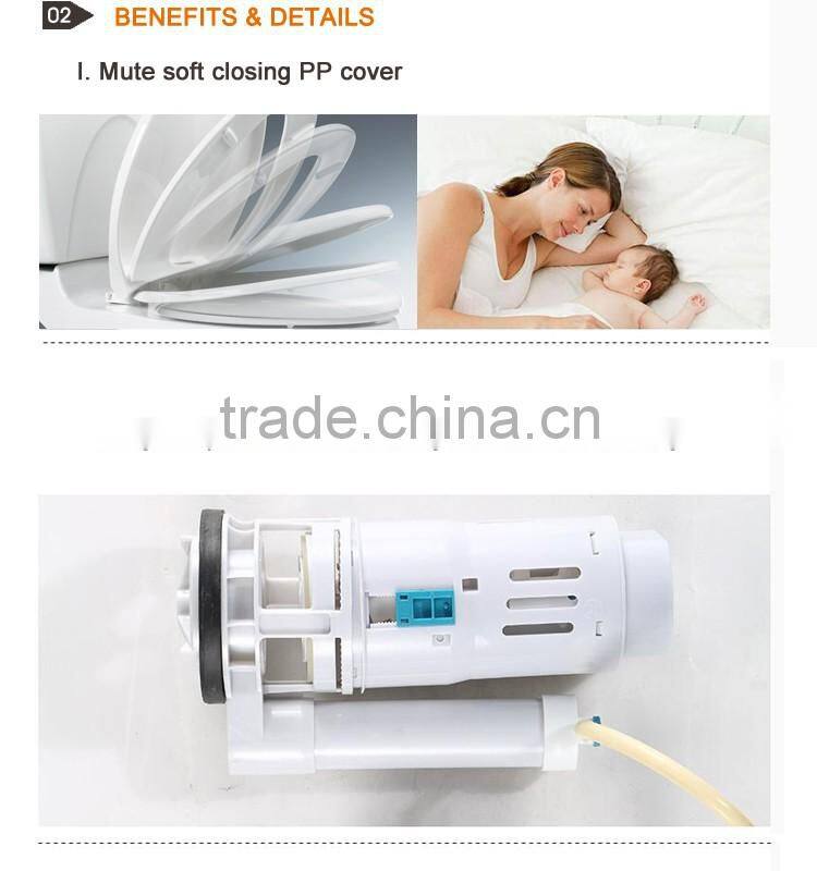 CRW HTC3508 Two Piece Small Bathroom Toilet