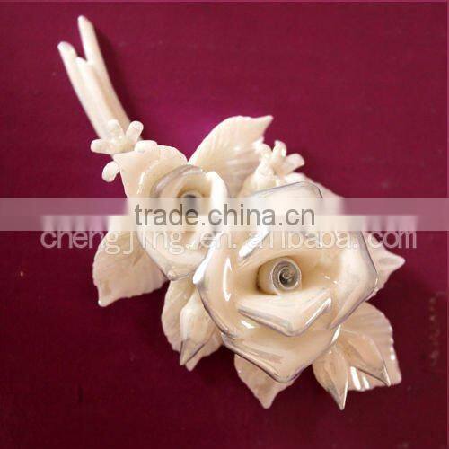 Ceramic Flower Brooch New Items Hand Made Gift
