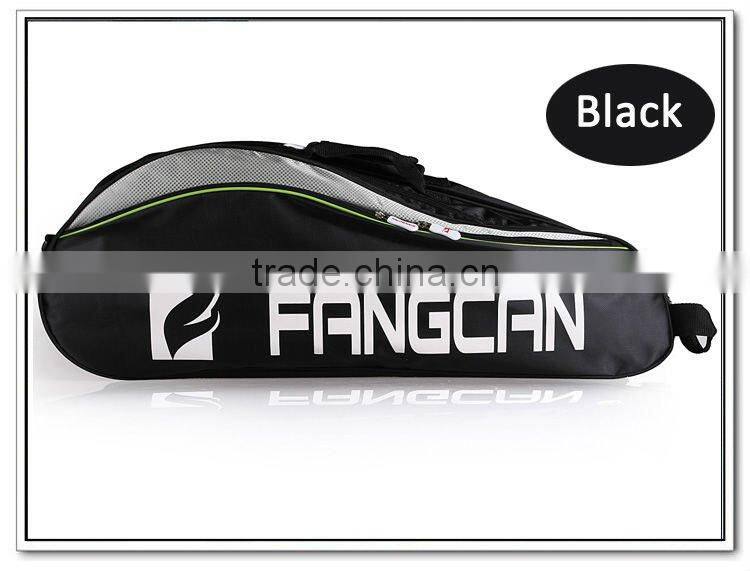 FANGCAN Double Compartment Racket Bags for 6 Pieces Capacity with Seperated Shoes Bag