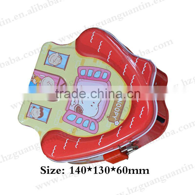 The Newest Design Factory Price Crafted irregular mushroom shape Tin Box