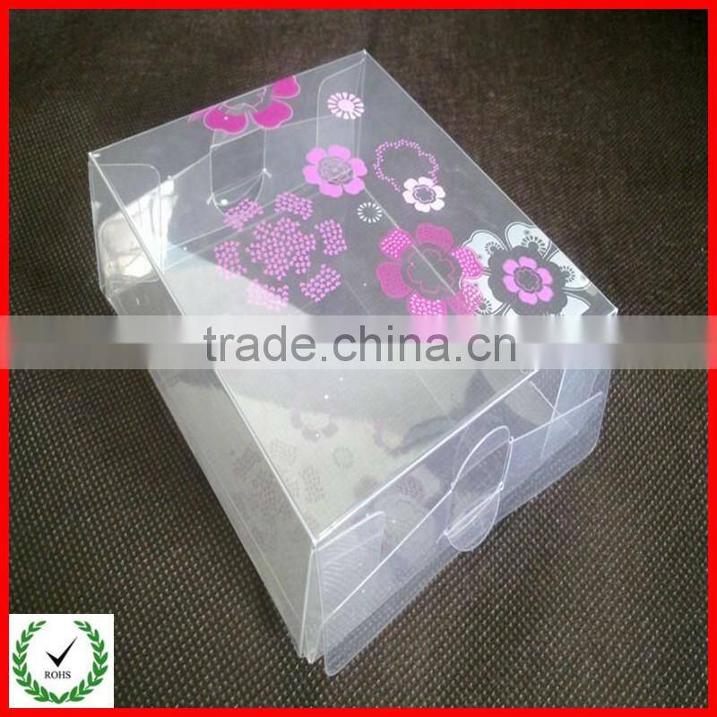 Clear plastic gift box for cookies and candy, chocolates, baby shower gifts