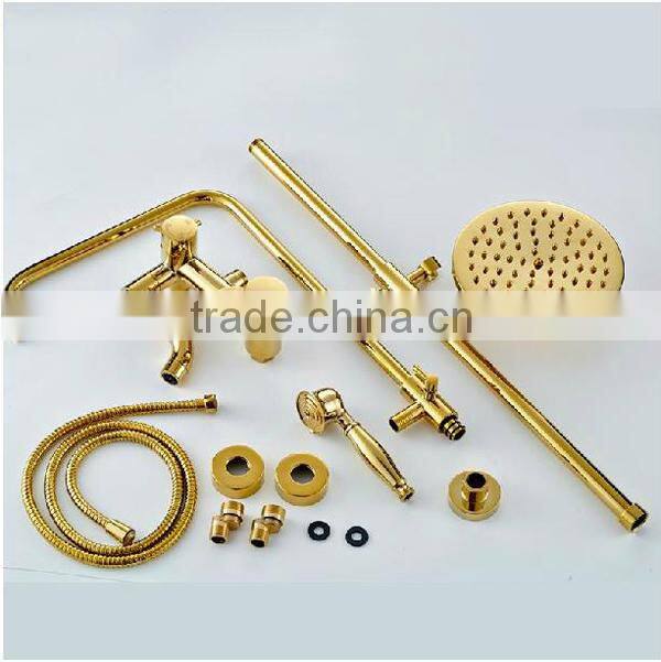 Designer bathroom shower cold hot water mixer, Nice Sell Fashion With High Quality Golden Shower Mixer