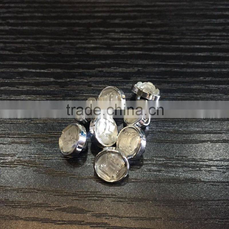 High foot combined shirt button for lady's shirt