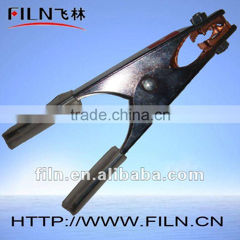 150mm copper covered battery spring crocodile clamps 300A