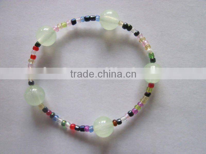crystal bracelet uv bead bracelet glow bead bracelet