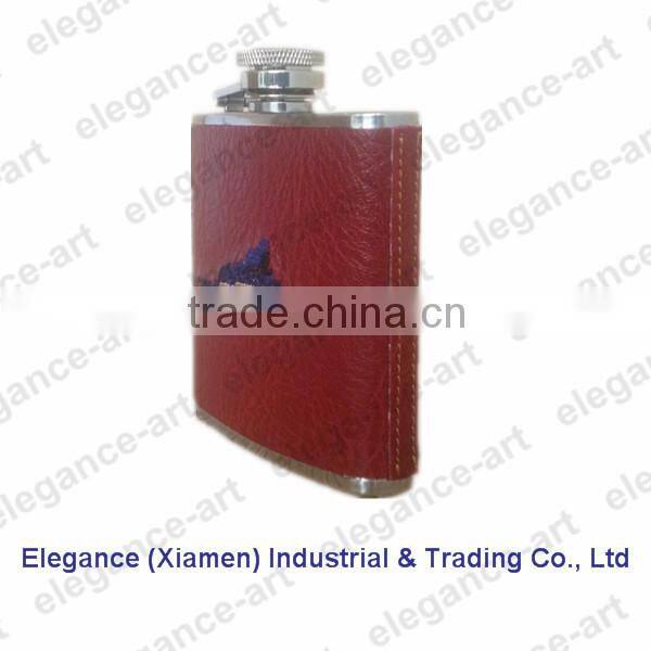 5oz New Leather Wrapped Flask at Cheaper Price