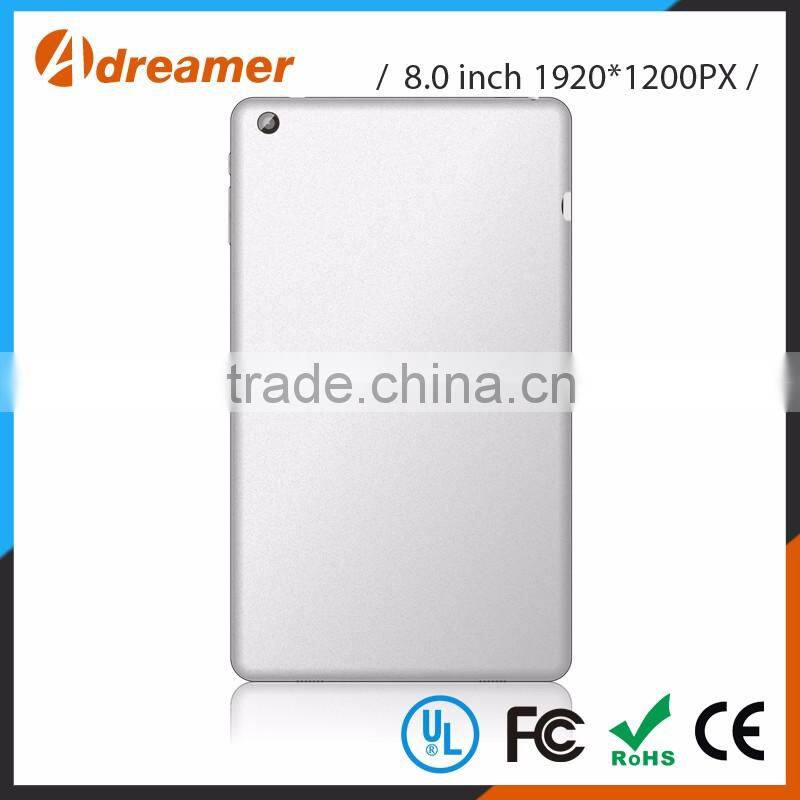 2016 new style 8 inch A64 Quad core 1920*1200 WIFI Bluetooth Tablet PC