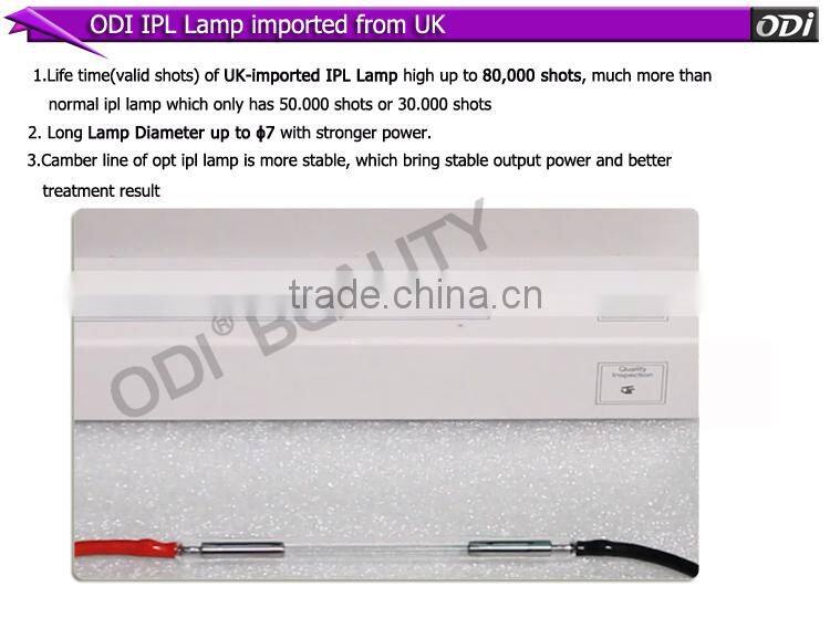 Fast and painless epilation/ facial treatment ipl type super shr