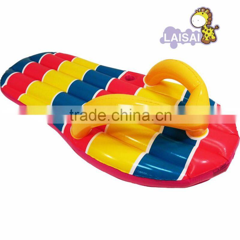 inflatable inflatable slipper float promotional inflatable flip mattress