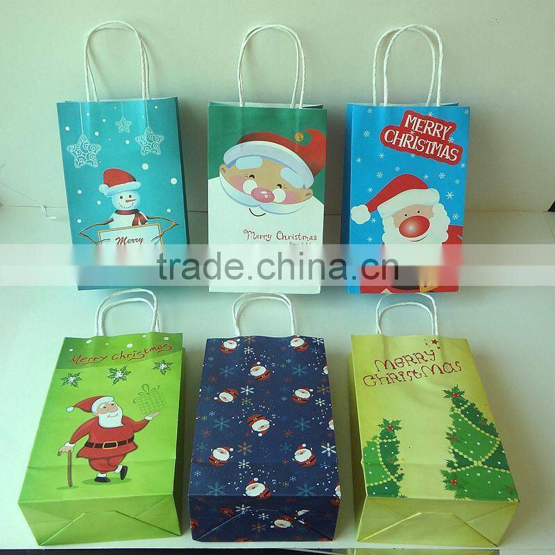 durable custom promotional paper gift packaging bag wholesale