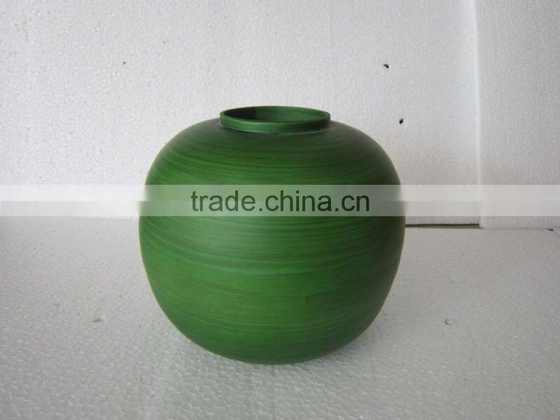 Special shape bamboo vase Vietnam