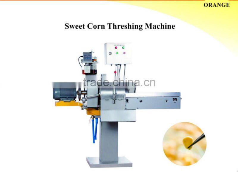 Sweet corn threshing machine
