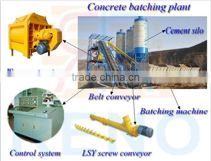 Henan sales best concrete batching plant low price