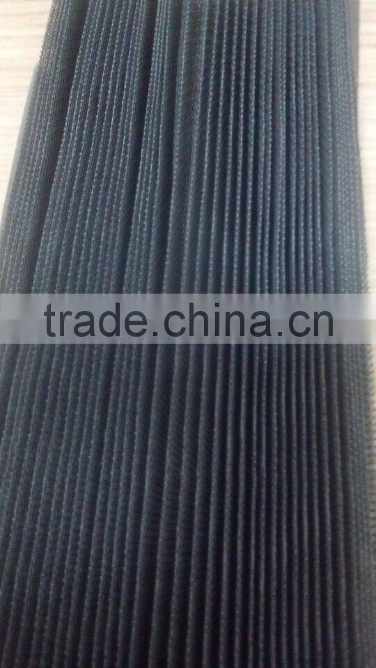 grey folded fiberglass window screen