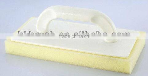 plastic plastering bricklaying with sponge