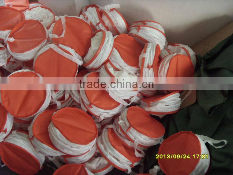 Foldable nylon pop up spiral collapsible Pet Food container