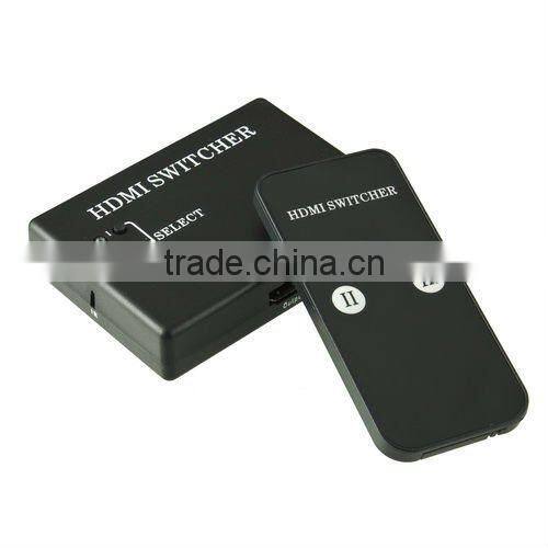 3 Port HDMI Switch Switcher Selector Splitter With Remote Controller for PS3 DVD