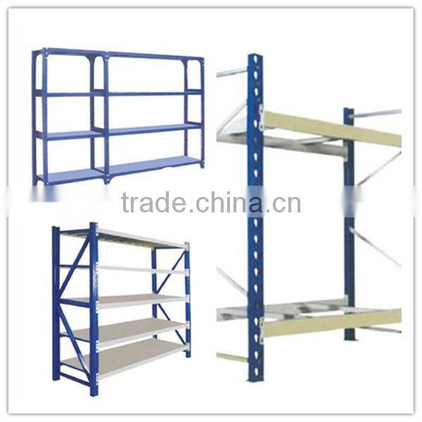 Warehousing metal goods storage shelving and goods racking system