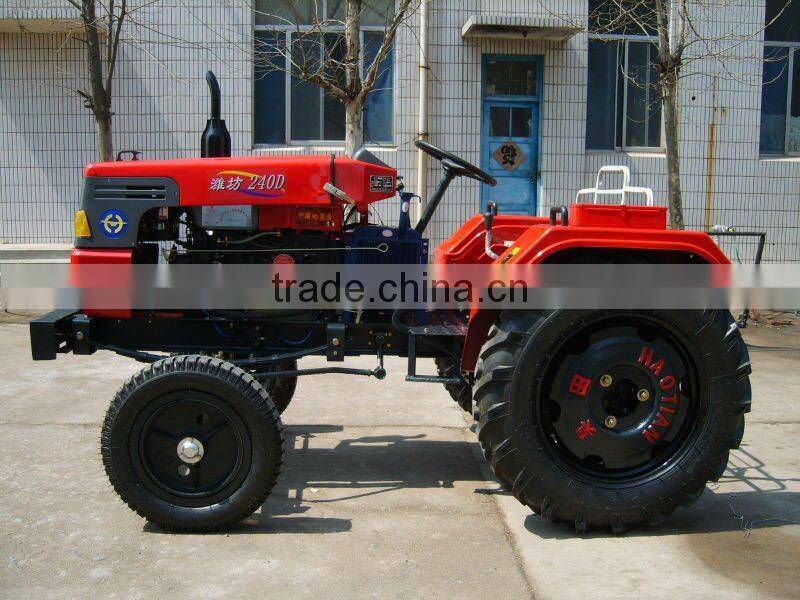 Tractor 260DBK with 1 cylinder engine,PTO,belt transmission
