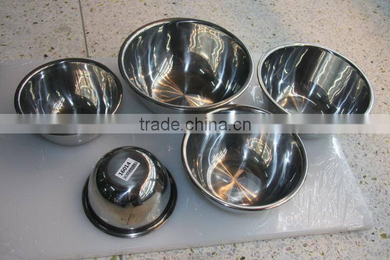 Restaurant Stainless Steel Bowl Or Kitchen Mixing Bowl