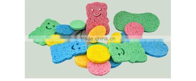 2016 High quality cartoon cellulose sponge, compressed cellulose sponge for cleaning