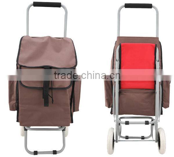 BAG00111 Trolley Shopping Bag with Chair/ Shopping Cart