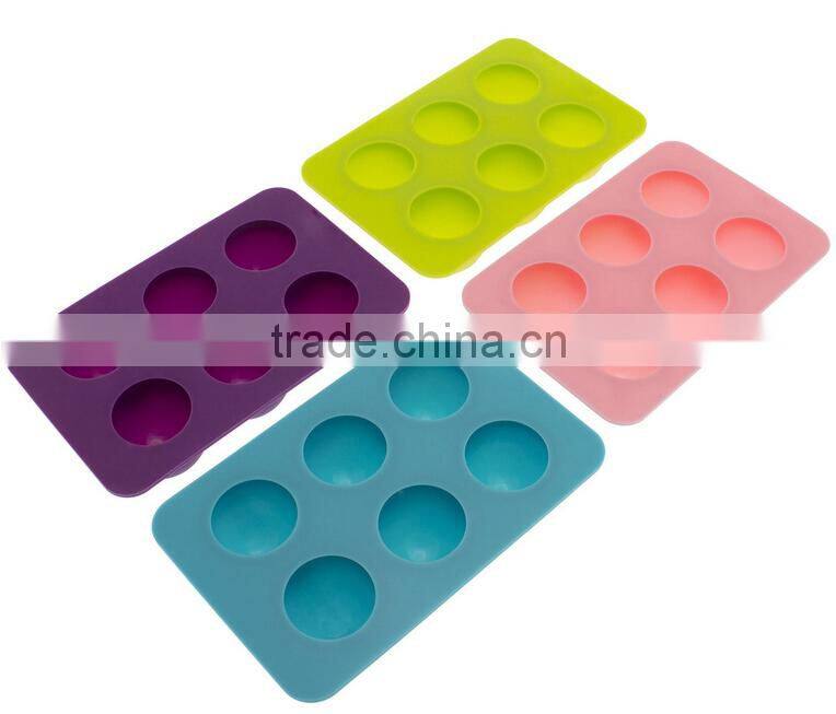Silicone 6-Cavity Round Chocolate Truffle