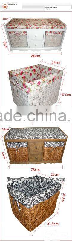 HOT pearl white europe import wood shoe stool living room furniture from china