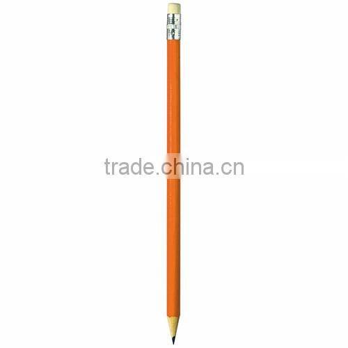 Promotional Sharpened Wooden Standard Pencil with eraser Topper