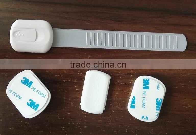 J162-2 Hot Sale High Quality Kids Safty Adjustable Drawer Latch Door Baby Lock Baay Protection Accessories