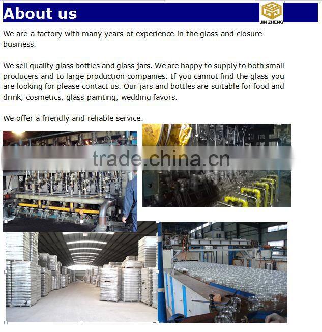 380 ml 13.5oz factory standard manufacture CBRL eight square octangon honey glass jar with color coating cap