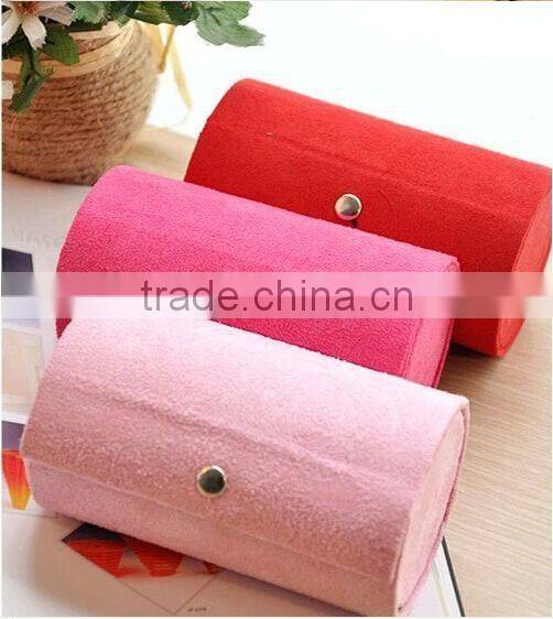 Hot sale 3-layer Jewelry box / colorful Folding Jewelry storage /High quality Travel Jewelry Organizer