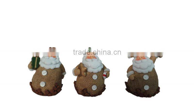 2014 new handmade resin christmas santa gift for sale