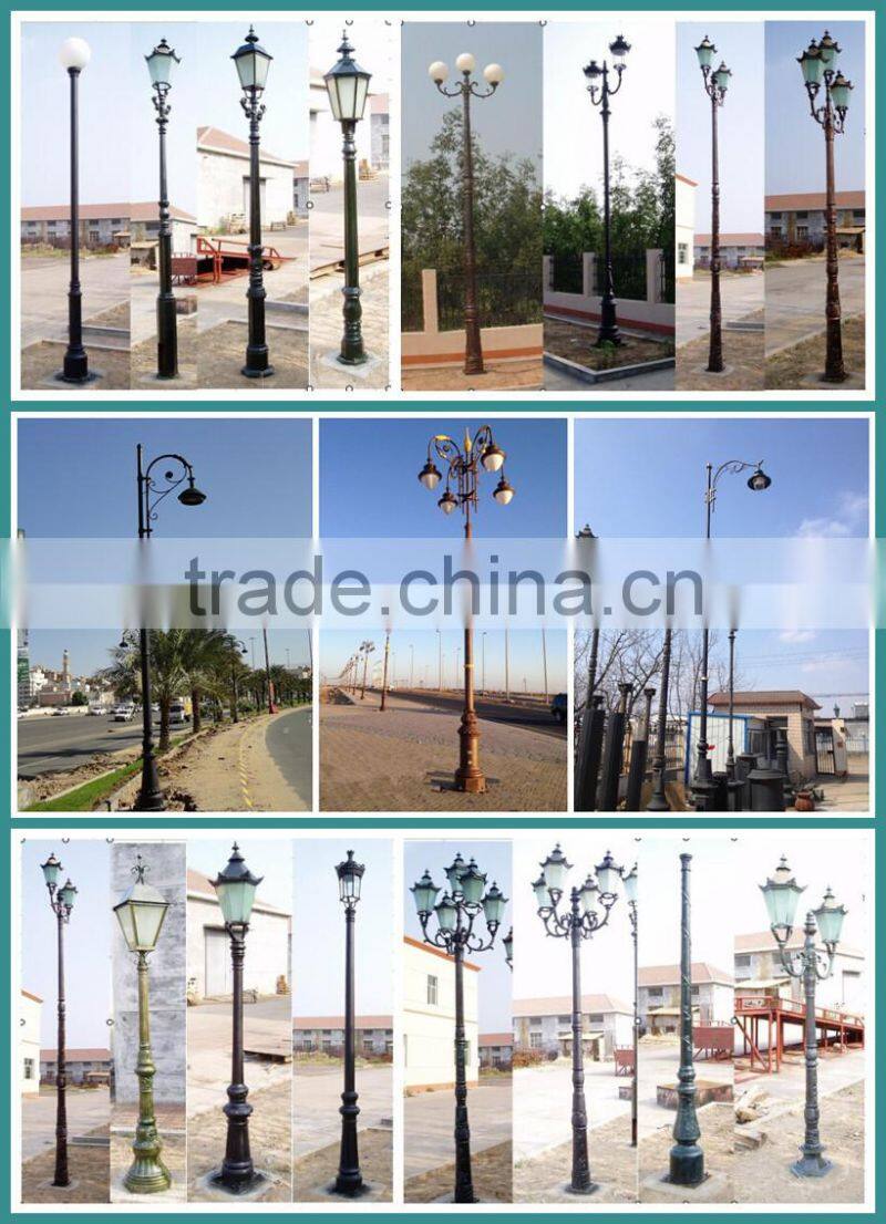 decorative ductile iron lamp post base manufactured in China