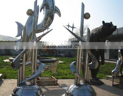 Large Horse Stainless Steel Sculpture supplier