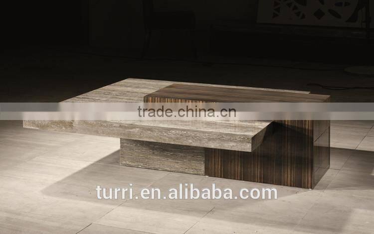 Antique Travertine end table,Living room end table