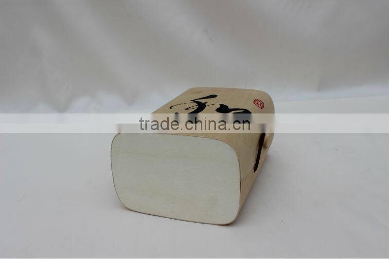 high quality light weight pine Wood tea box