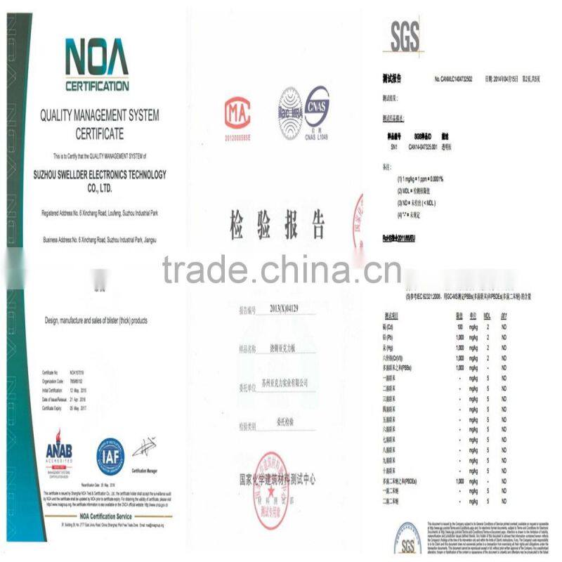 ABS Vacuum forming suction plastic products