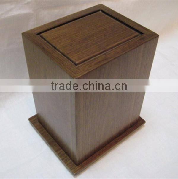 China funeral supplier wooden cremation urn