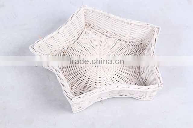 2PC Rattan Woven Pentagram Basket/Prickle Storage Basket