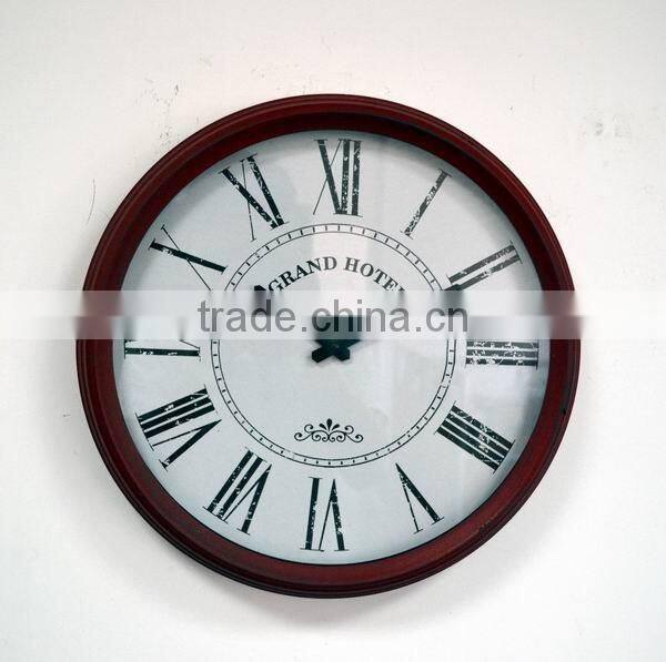 Metal school wall clock