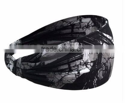 High quality fashion good comfortable absorption Yoga hair band sports hair band