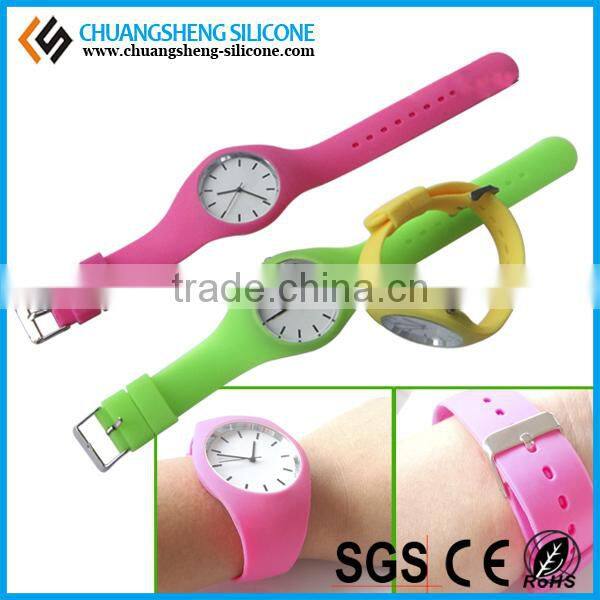 2016 Wholesale silicone promotional wristwatch