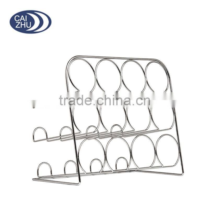 12 Bottle Wine Rack Holder Storage Shelf Sand for Metal Kitchen Decoration