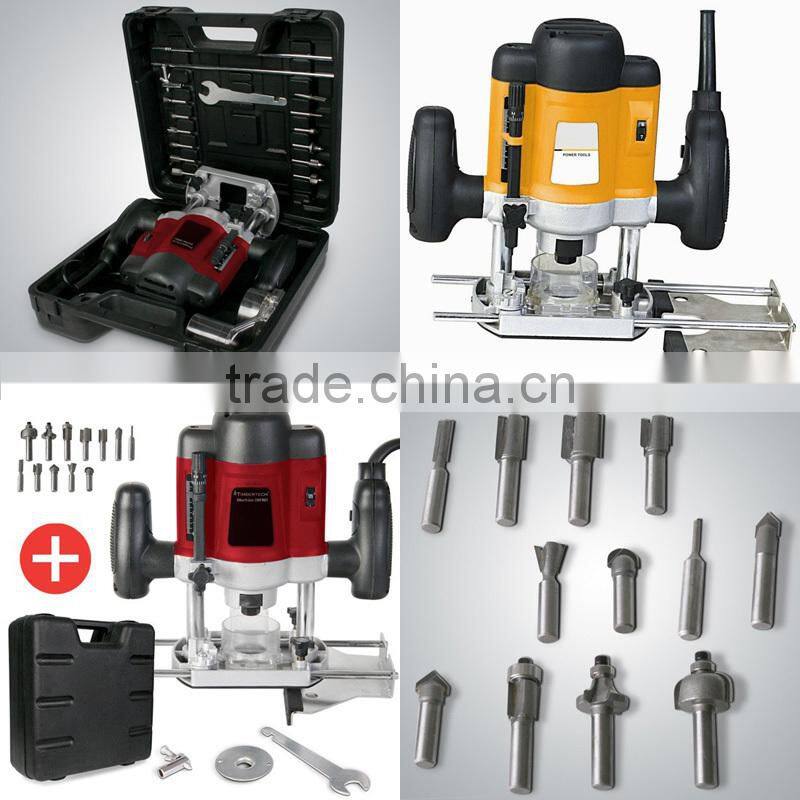 GOLDENTOOL 6mm/8mm 1200w Power Small Plunge Router Milling Machine Portabel Electric Hand Mini Wood Router