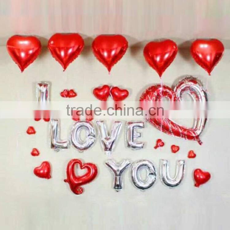 wholesale balloons for Wedding decoration foil balloon for celebration