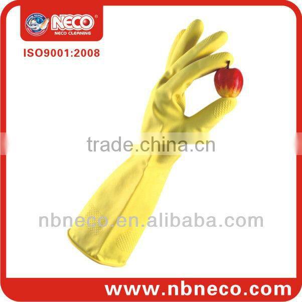 latex cleaning glove/kitchen rubber glove