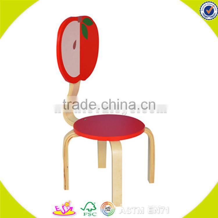 Wholesale beautiful fruit style wooden table and 2 chairs,cute kids wooden table and chairs,top sale table and chairs W08G142