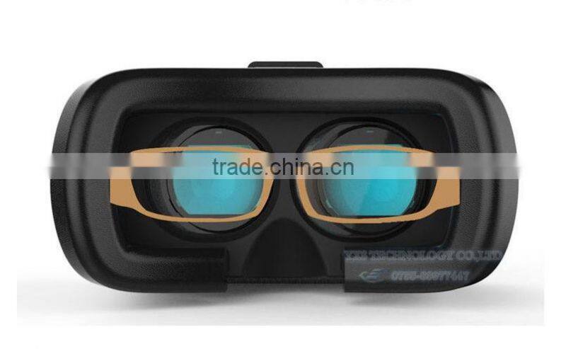 3D VR Box Headset for 3D Video Watching / Virtual Reality Glasses 4.5 - 6 inch with Controller Available