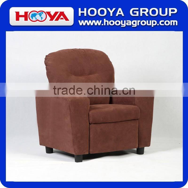 Kids Sofa- blue/brown, W61cm *D53-88cm* H68-75cm,suede cloth+sponge+crude wood